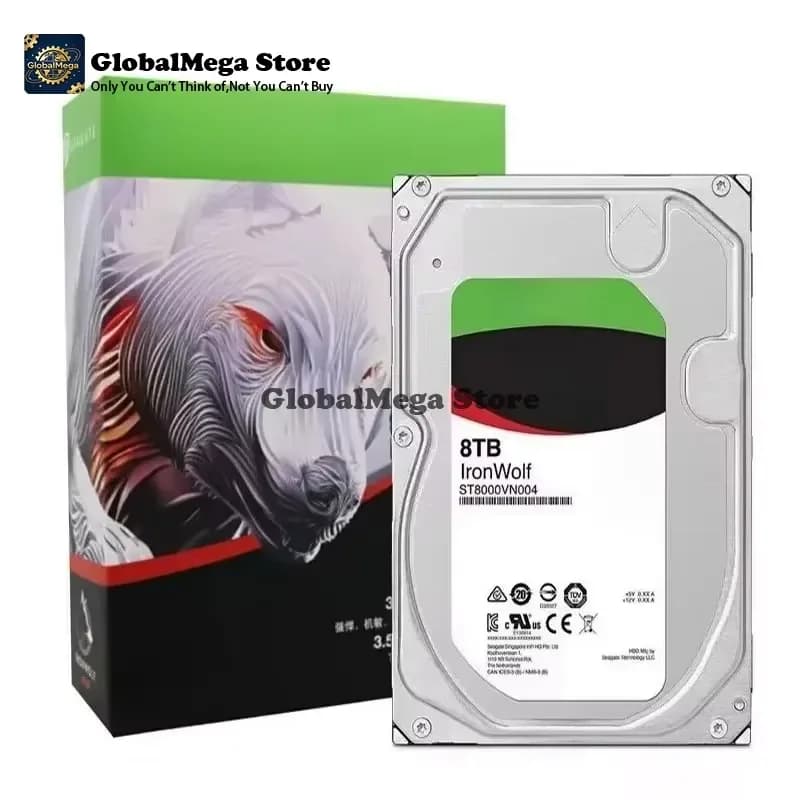 2026 Latest 8TB Internal HDD SATA III 3.0 7200RPM 256MB Cache NAS Hard Drive for Server Storage Enterprise Data Center Backup