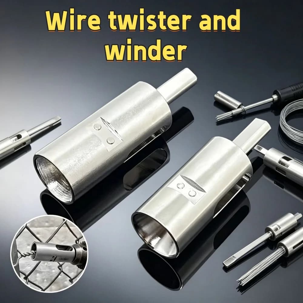 Torsionatore per filo di ferro multifunzione per trapano elettrico, attrezzo portatile per legare fili