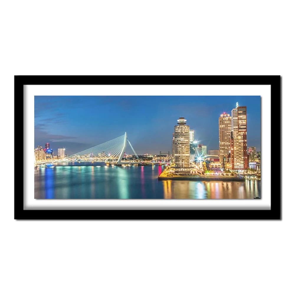 Ricamo diamante 5d fai-da-te pittura diamante skyline di amsterdam punto croce decorazioni strass trapano pieno