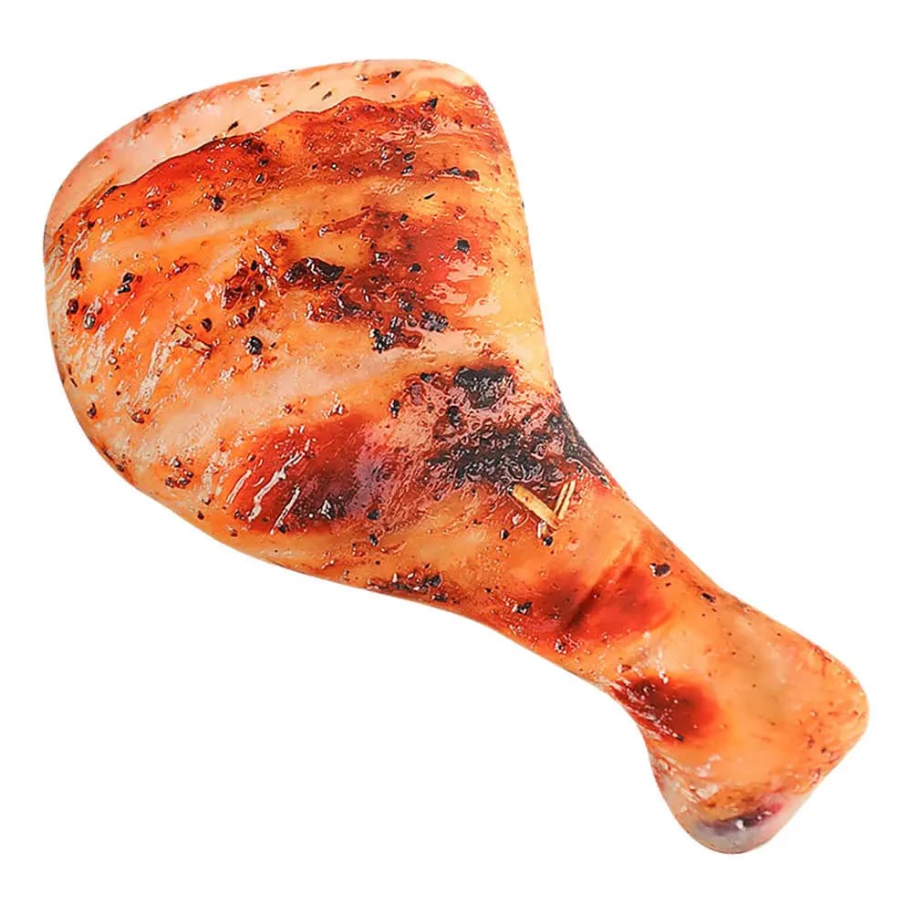 Cuscino a Forma di Coscia di Pollo da 50 Cm, Ultra Morbido in PP, per Abbracciare, Decorazione per Cameretta Bambini, Supporto Lombare per Sedia da Ufficio, Ideale per le Feste