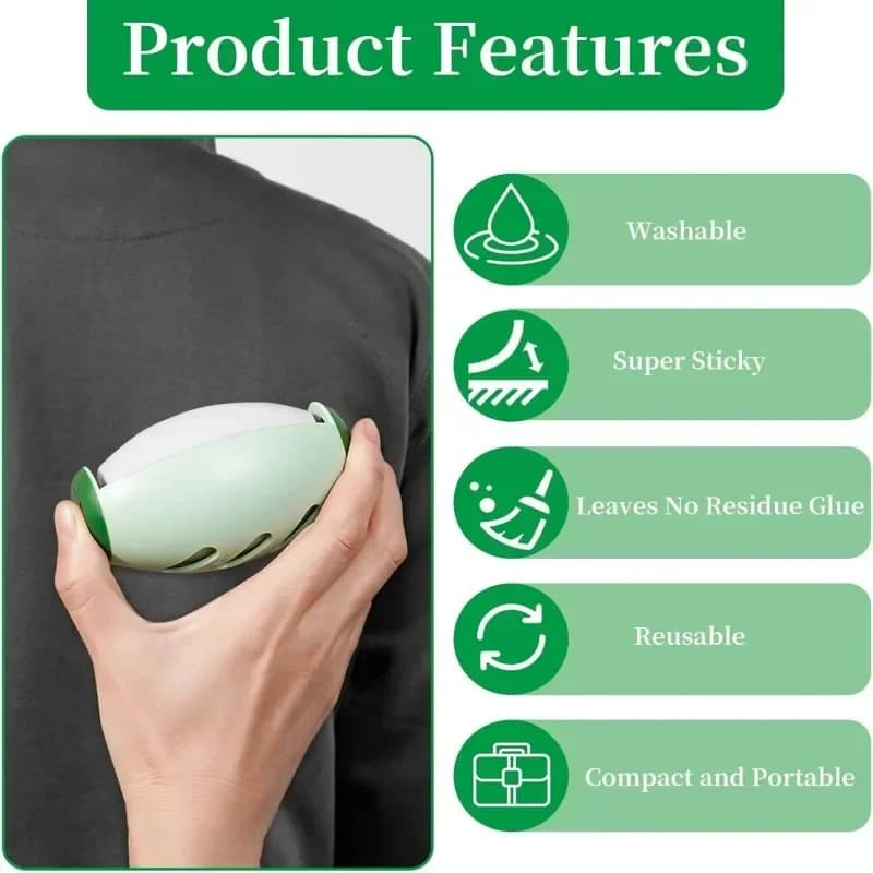 Washable Lint Remover Clothes Roller Portable Pet Hair Remover Dust Removal Eliminator Brush Hair Sticky Cleaning Tools