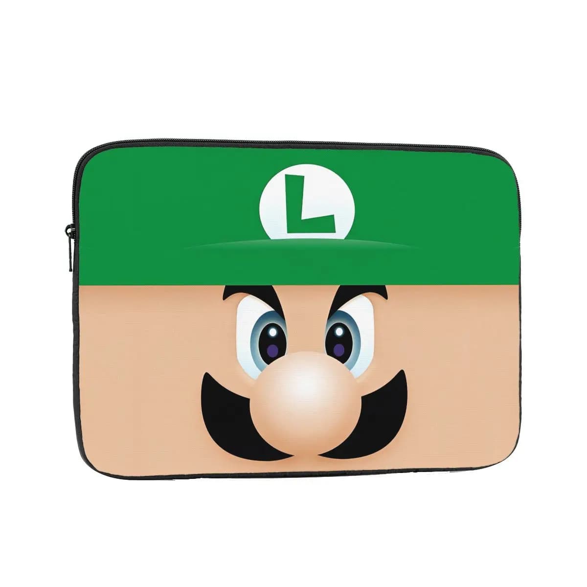 Custodia Protettiva Antiurto per Laptop da 10, 12, 13, 15, 17 Pollici con Design Cartone Animato Marios Luigi Face