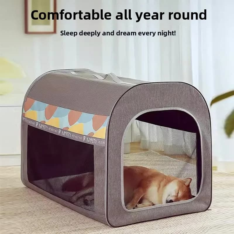 Cuccia per Cani e Gatti Staccabile e Lavabile, Universale per Tutte le Stagioni, per Cani di Taglia Media e Grande, Cuccia Piccola per Teddy