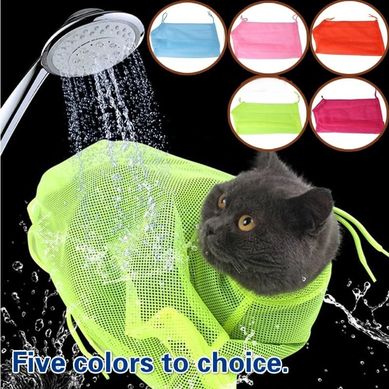 Swimwear Bag for Adjustable Dogs Neck Anti-scratch Morso Kat Nail Trim Injecting Examination Washing of Pet Bags for Clean Result Massage