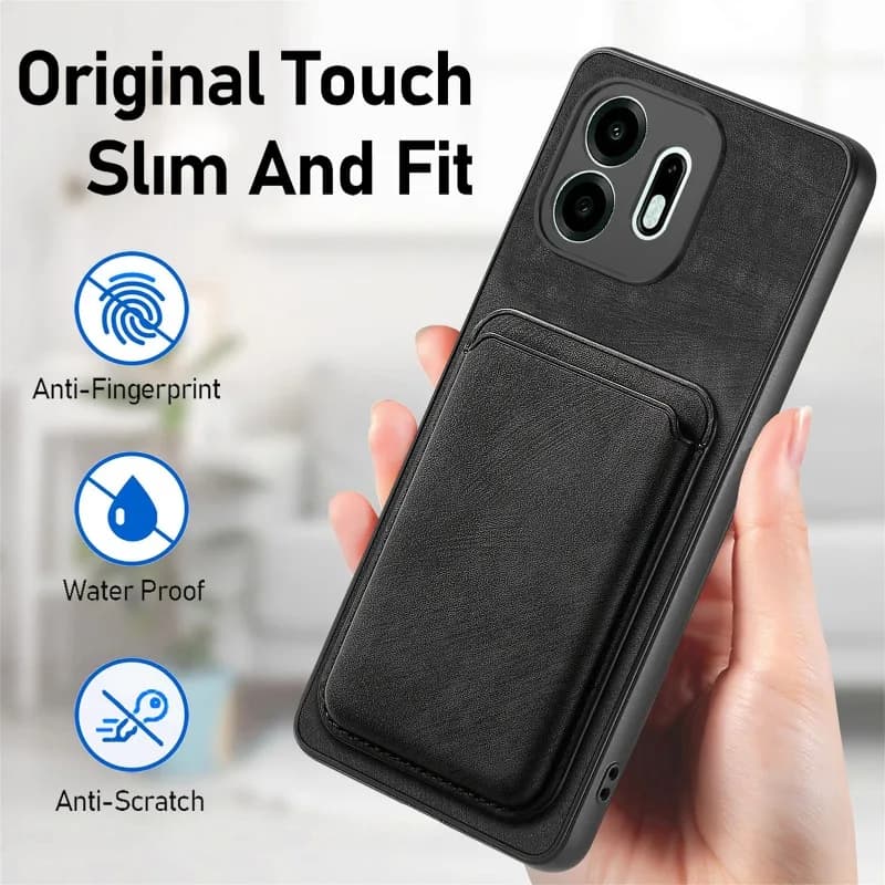 For Magsafe Leather Case for Oneplus N6 1+N6 Magnetic Detachable 2 in 1 Wallet Card Pocket Shockproof Cover for One Plus N6