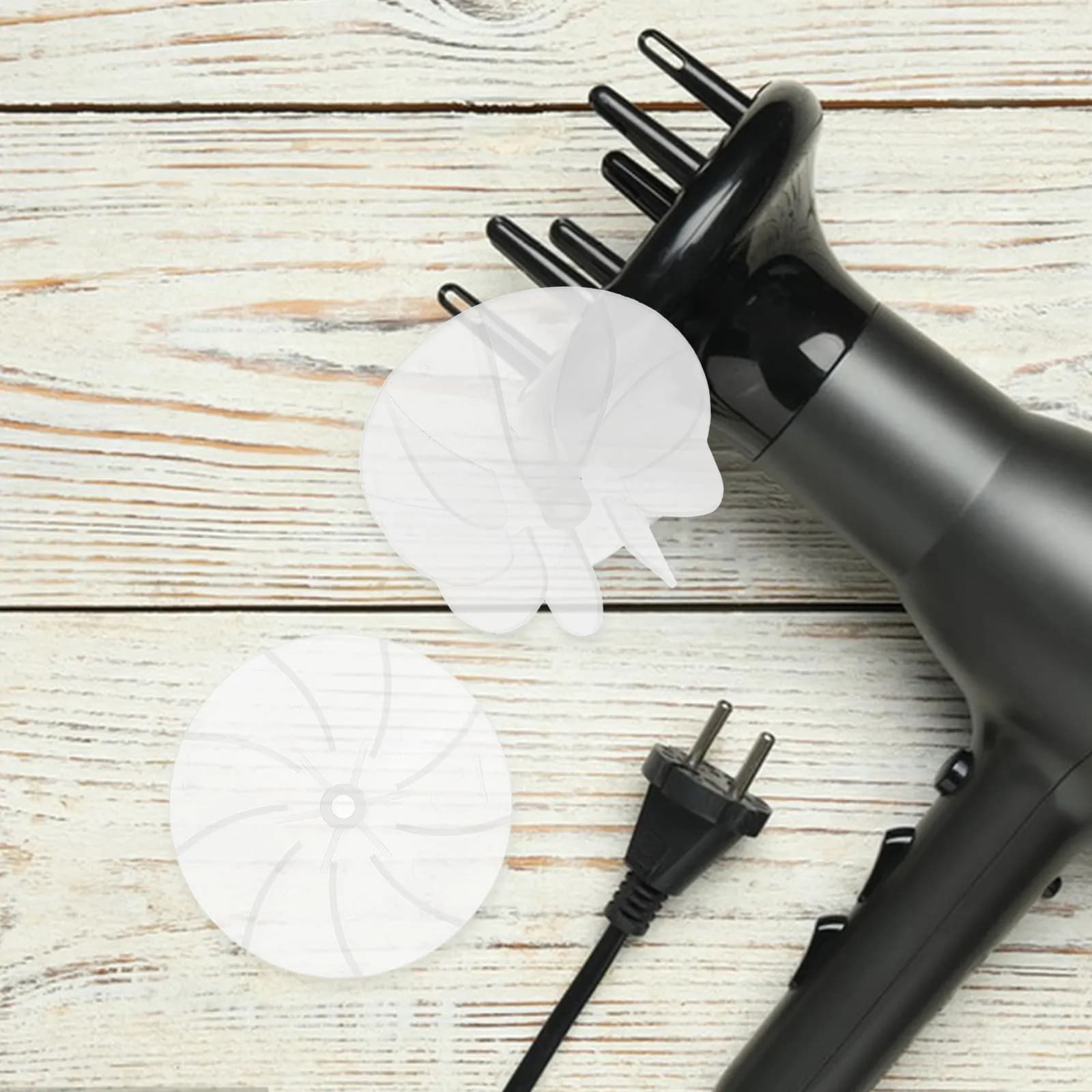 5Pcs Hair Dryer Fan Blade Plastic Replacement Part for Hair Dryer Repair Fast Installation Smooth Operation Fashionable Unique