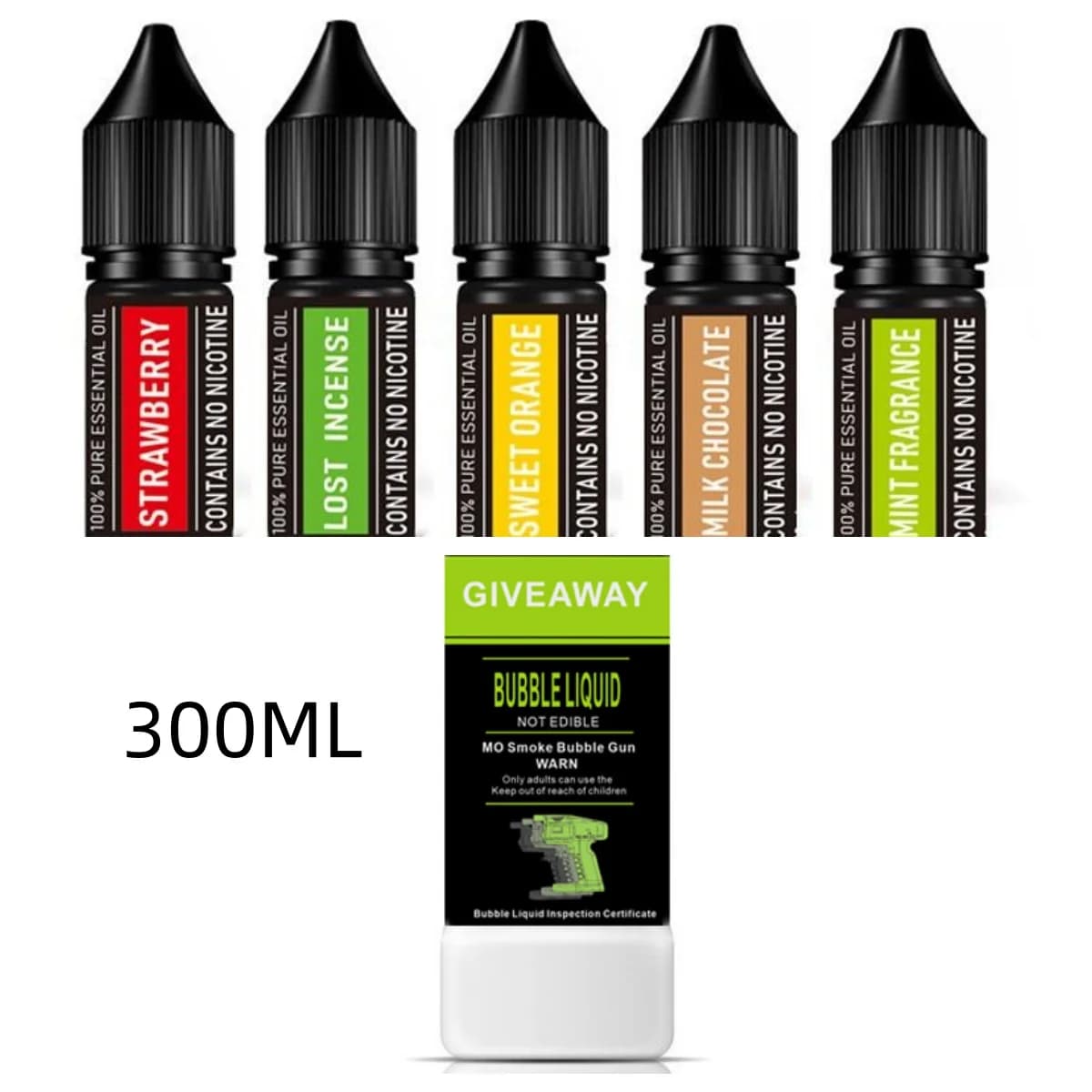 Blaster a 5 gusti e liquido a bolle per pistola a bolle di fumo di accessori da bar in cucina Barman Pistola da cocktail Elf Bar Barman