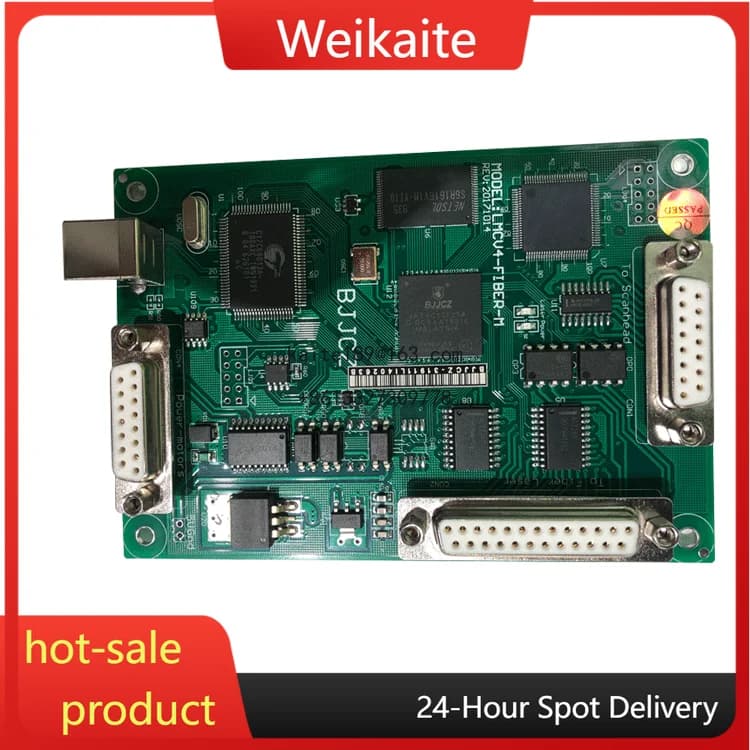 Laser control system for CO2 laser machine, laser controller card, laser cutting control card