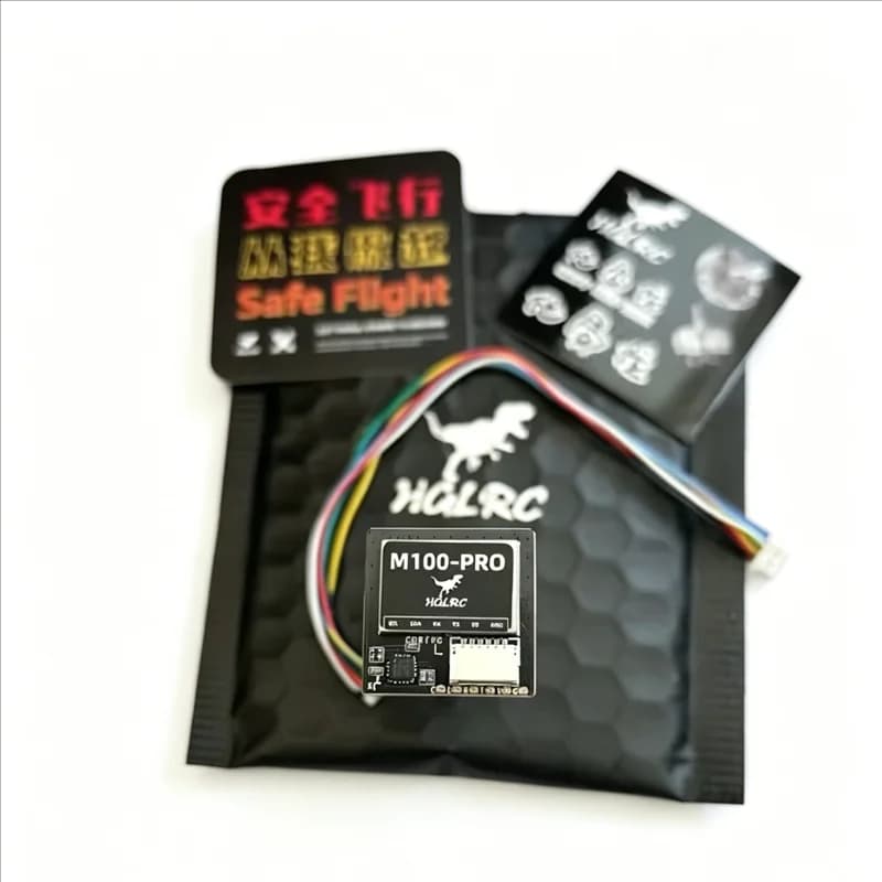 HGLRC M100-PRO GPS con Bussola, Frequenza di Aggiornamento 10Hz, per Droni Multirotore e ad Ala Fissa