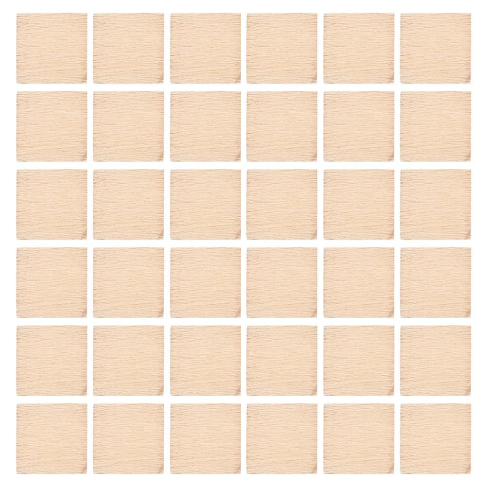 200 Pezzi di Blocchetti di Legno Grezzo da 4 cm, Quadrati Naturali Lisci per Pittura, Incastonatura, Fai da Te, Sottobicchieri, Ornamenti, Decorazioni Rustiche per la Casa