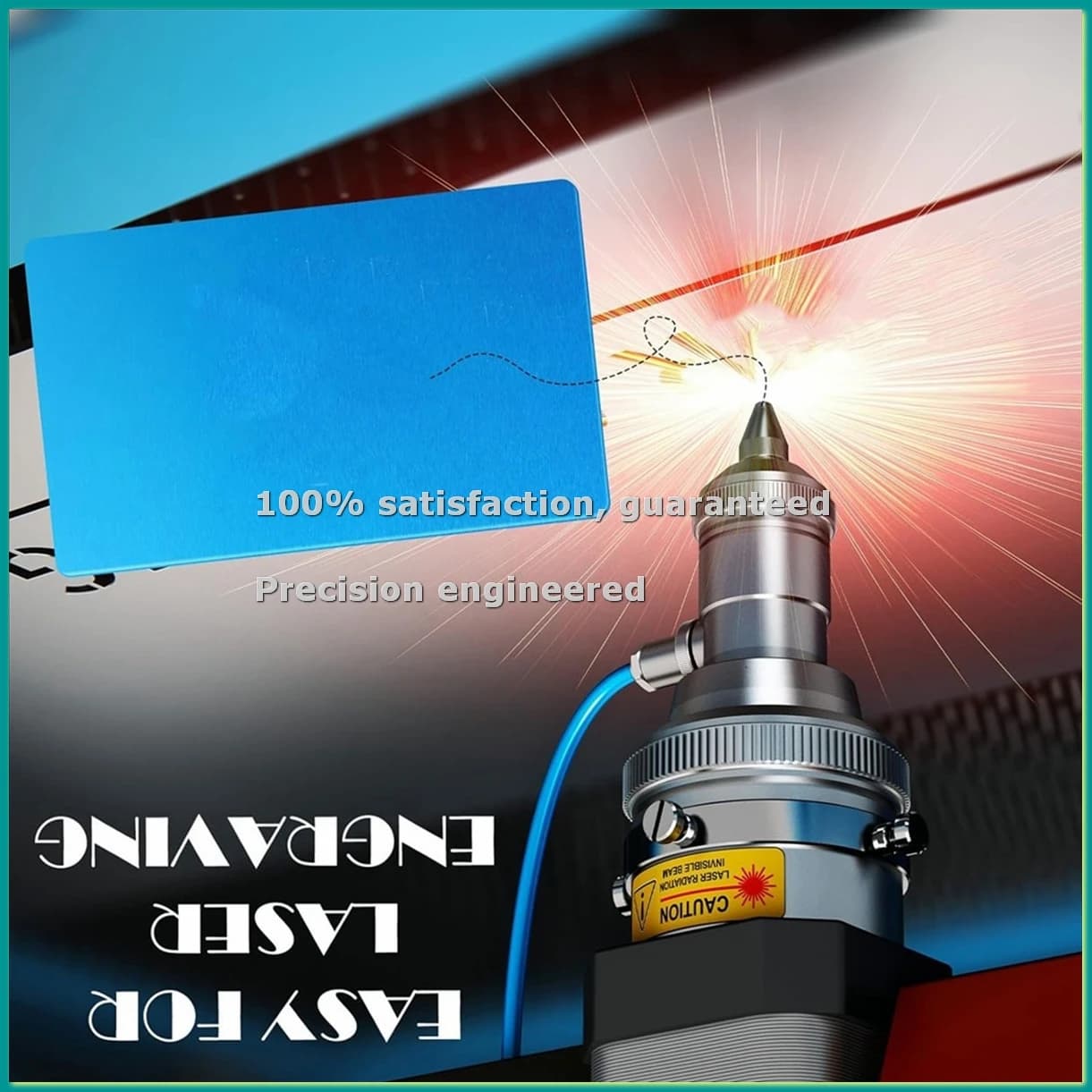 200 Pieces of Colored Aluminum Sheets for Laser Engraving, Multipurpose Metal Visitor Tickets (10 Colors)-TCES