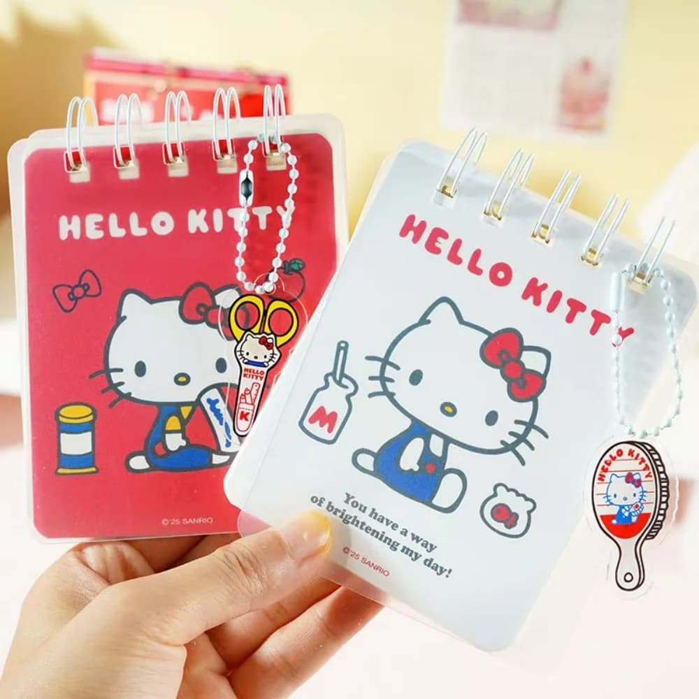Quaderni originali Sanrio Hello Kitty, agenda portatile con cartoni animati Kawaii, articoli di cancelleria per studenti, regali di compleanno per ragazze