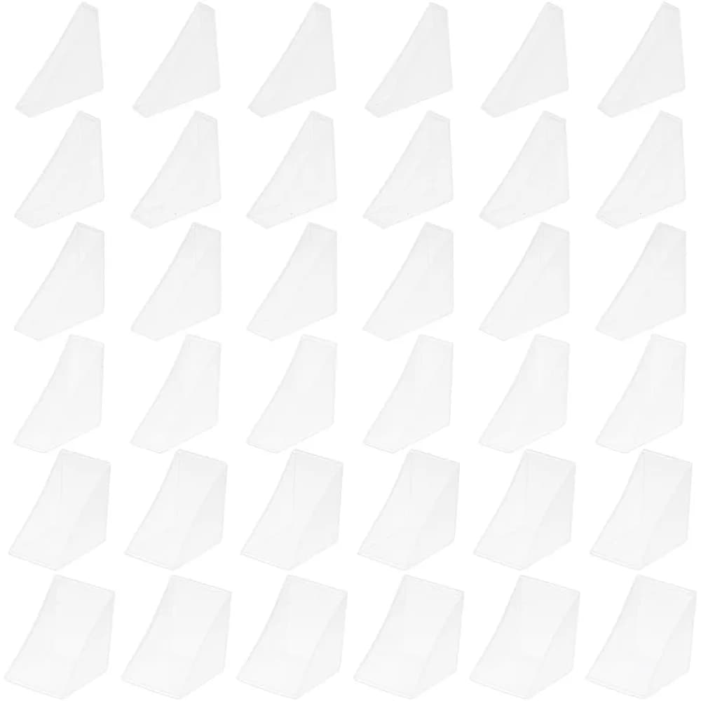 36 pezzi 6 dimensioni protezione triangolare protezioni angolari in plastica traslucida coperture protezione bordi per specchio cornice