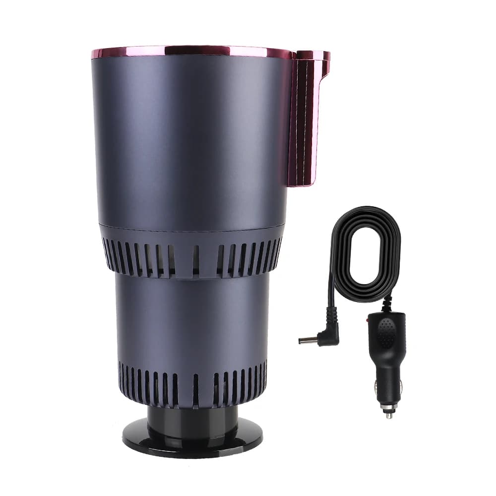 Raffreddamento per auto Supporto per tazza per riscaldamento Display della temperatura DC 12V Bollitore per refrigerazione Conservazione del calore Bottiglia scaldabagno per tazza intelligente