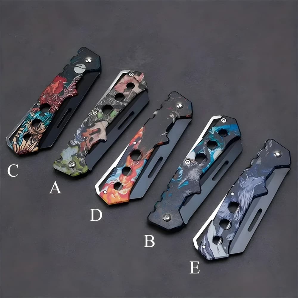 1PC, Coltello Pieghevole In Acciaio Inox Pieghevole Frutta Verdura Peeling Coltello Da Paring Coltello Da Cucina Coltello Portatile Coltello Da Cucina