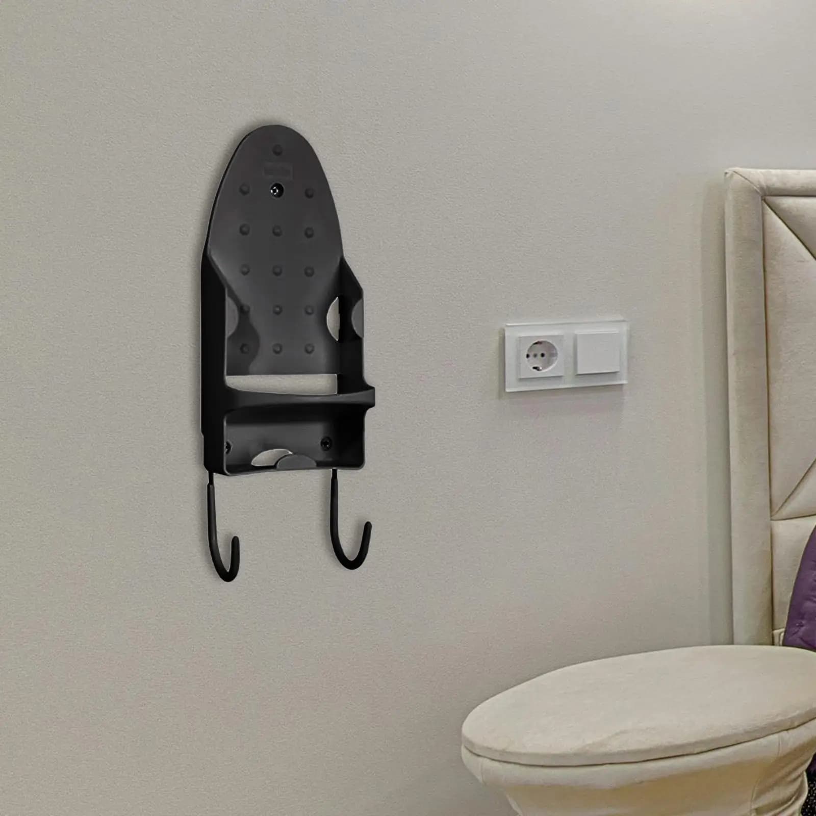 Ironing Board Holder Wall Mount Iron and Ironing Board Storage Organizer