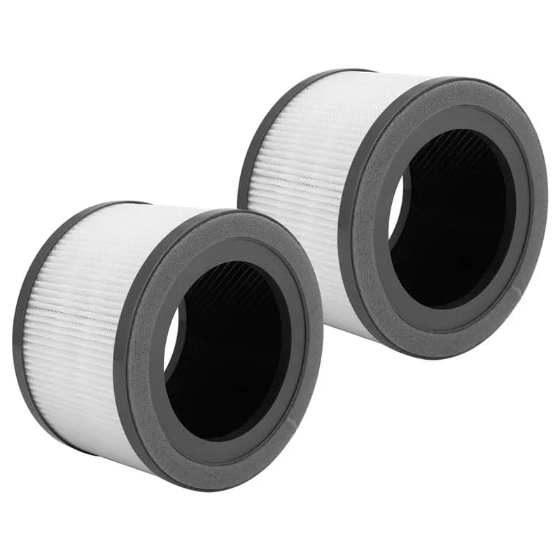 (MEOF) 2 Pcs Air Purifier Replacement Filter for Levoit Vista 200 Air Purifier,3 in 1 Efficiency Activated Carbon HEPA Filter