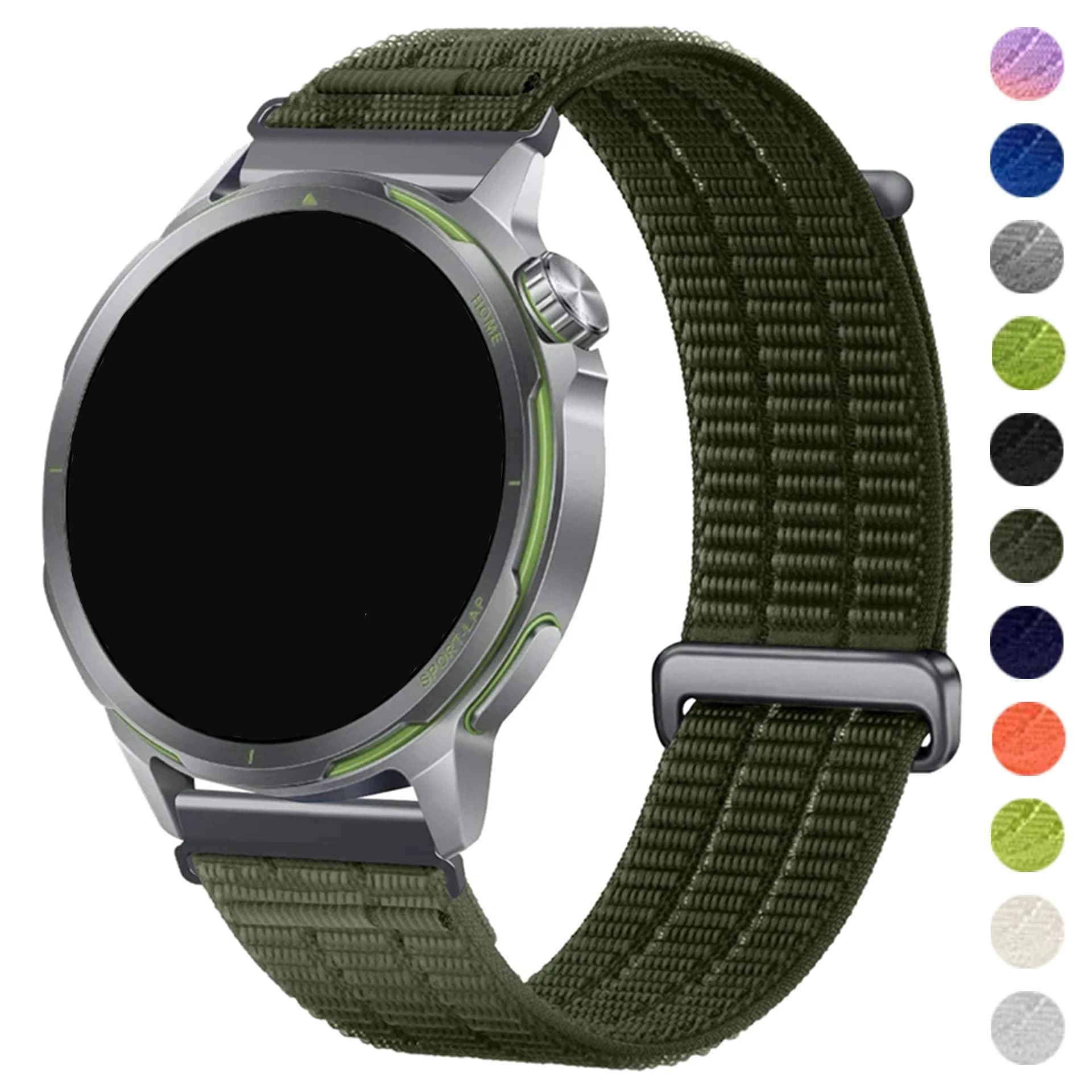 20mm 22mm Nylon Loop Strap For COROS Apex 2 4 42mm/APEX 2 Pro/APEX 46mm Sport Watch Band For COROS PACE 4 3 2 Bracelet Wristband