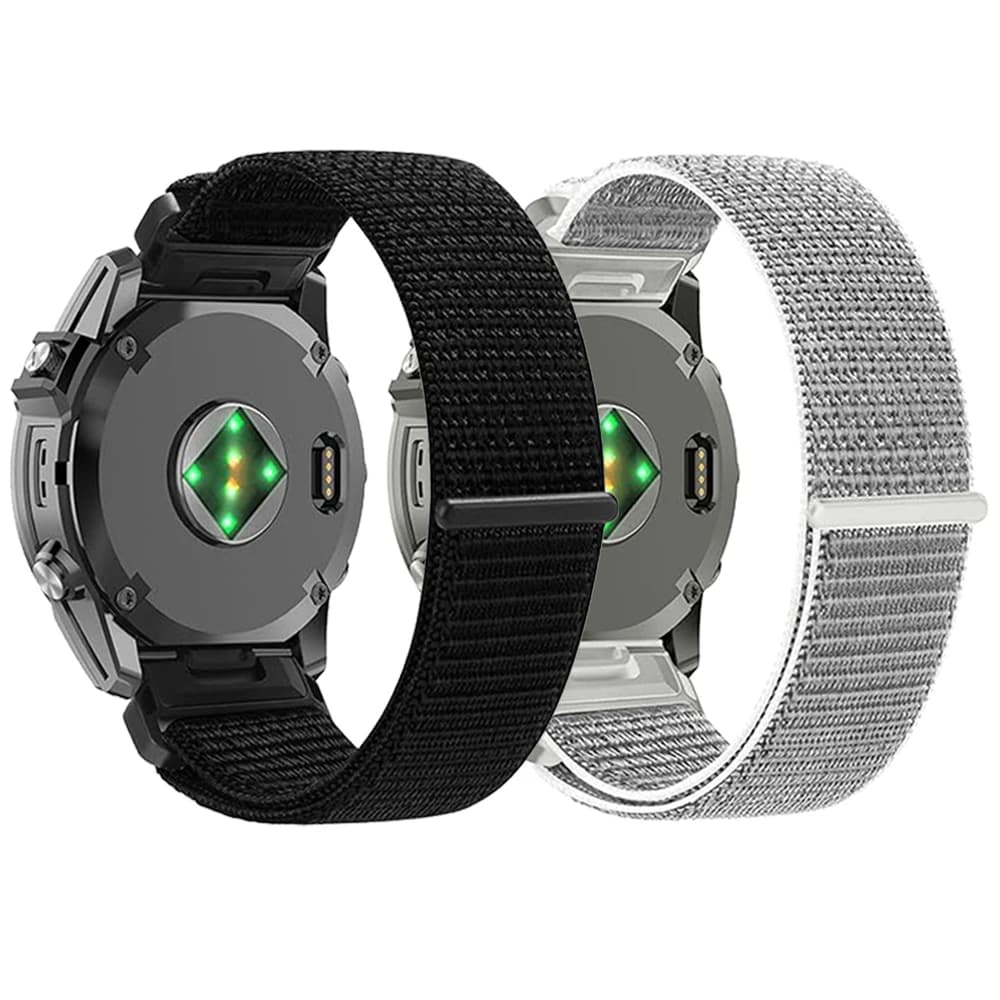 26mm 22mm cinturino in nylon intrecciato per Garmin Fenix 8 E 7 7X 6 6X 5X/Epix Pro/TACTIX 8/Forerunner 970 965 955 Solar 945 QuickFit Band