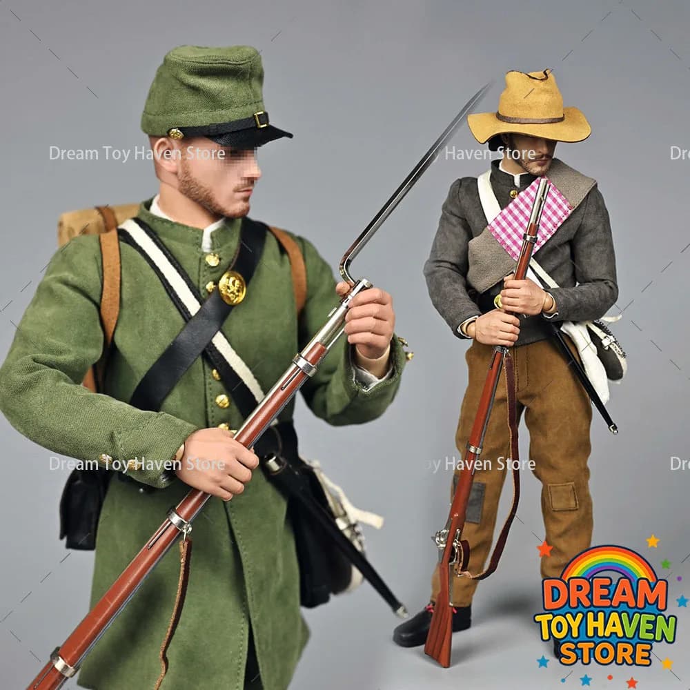 QORANGE QOM-1056 Accessorio Equipaggiamento da Combattimento Guerra Civile Americana Serie Memory Scala 1/6 per Soldato Maschio, Compatibile con Action Figure da 12 Pollici