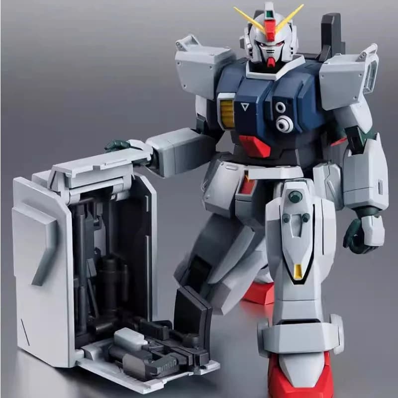 Disponibile - Bandai Robot Spirits RX-79G Gundam Ground Type - Action Figure del 8° Team MS - Modelli da Collezione Mobile Suit Anime per Esposizione