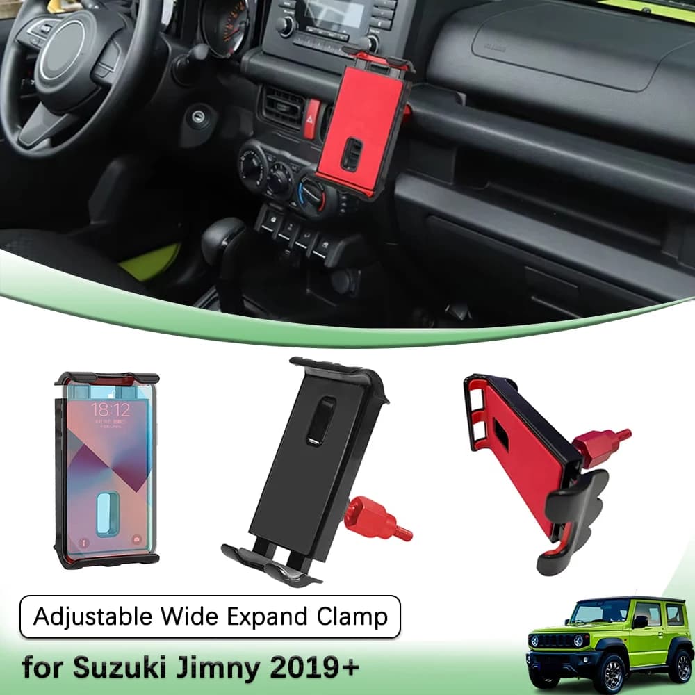 Supporto per Telefono e Tablet da Cruscotto per Suzuki Jimny JB74 JB64 2019-2026, Accessori Interni per Auto