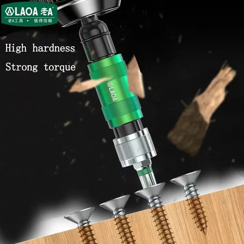 LAOA Asta di prolunga per testa da 1/4 pollici per punte esagonali Multifunzione 6,35 mm Asta di prolunga elettrica Pendolo Coda Biella Utensile manuale