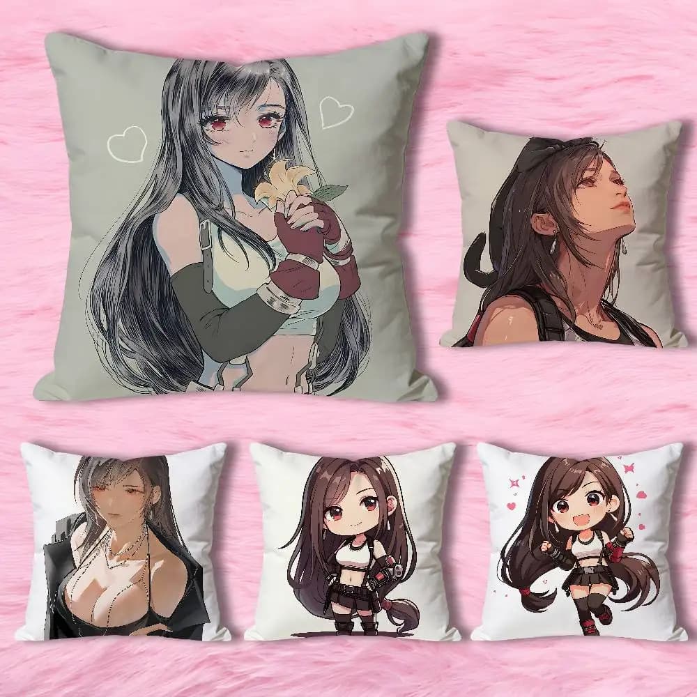 Federe per cuscini T-Tifa Cute L-Lockharts per camera da letto, soggiorno, divano, decorazioni per la casa, fodera per cuscino in poliestere con cerniera