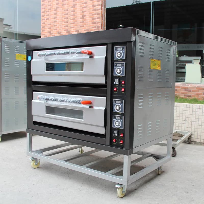 Bakery Deck Oven Commercial Deck Oven Gas Pizza Oven Stone Hearth Multi-deck Baking Equipment for Bread Pastry Shop Custom