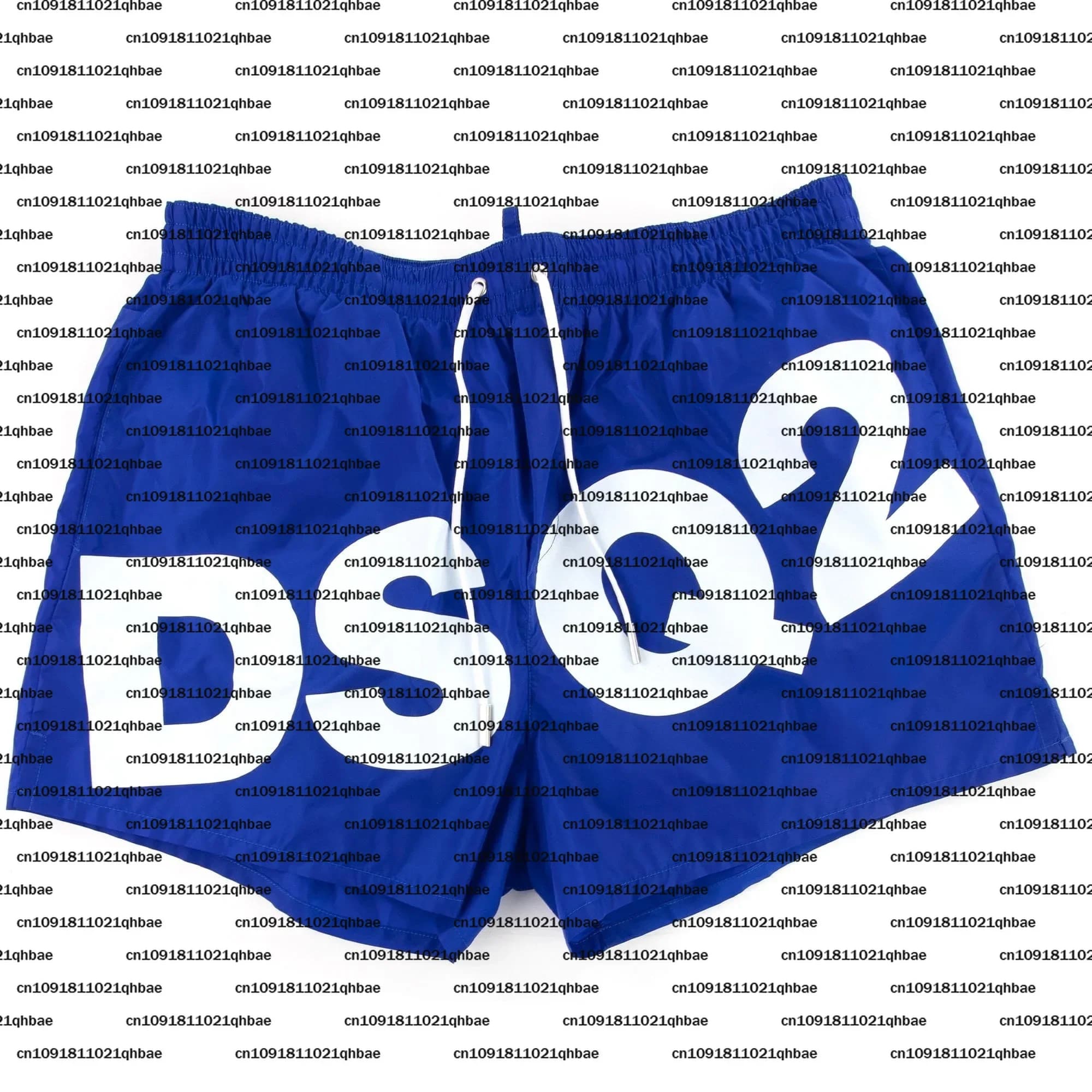2026 Summer New Breathable Loose Large DSQ2 White Letter Printed Casual Fashion Soft and Comfortable Men's Y2K Men's Shorts