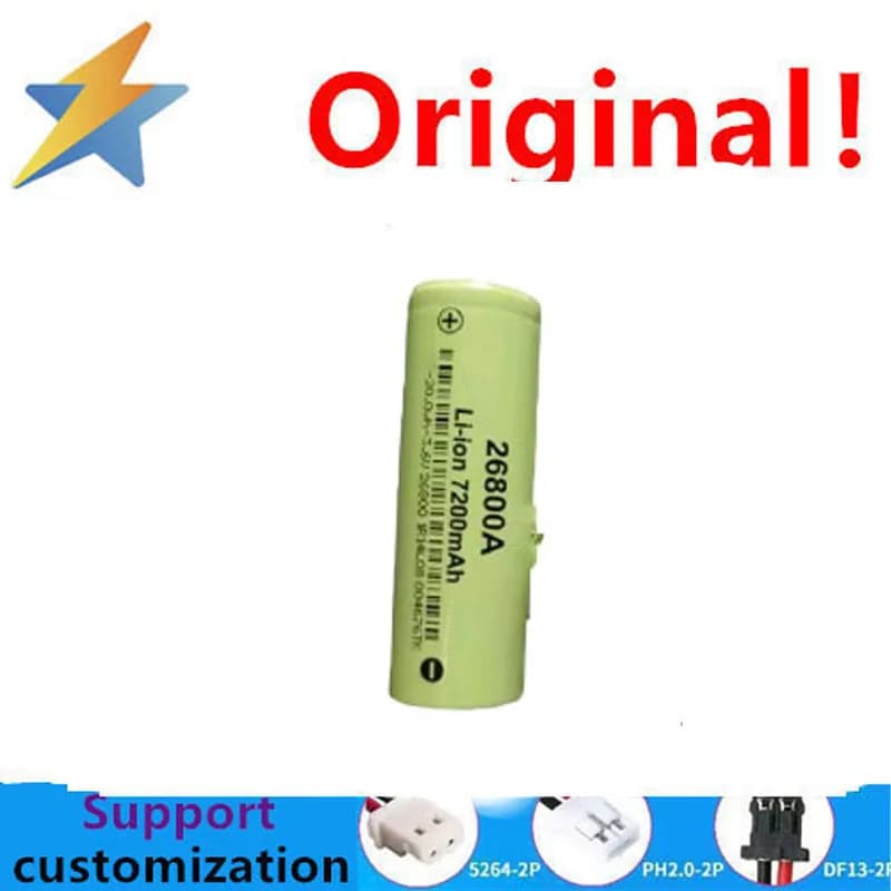 Brand new power bank for 26800 strong light torch with 3.7 V lithium battery and 7200 mAh electric vehicle welder