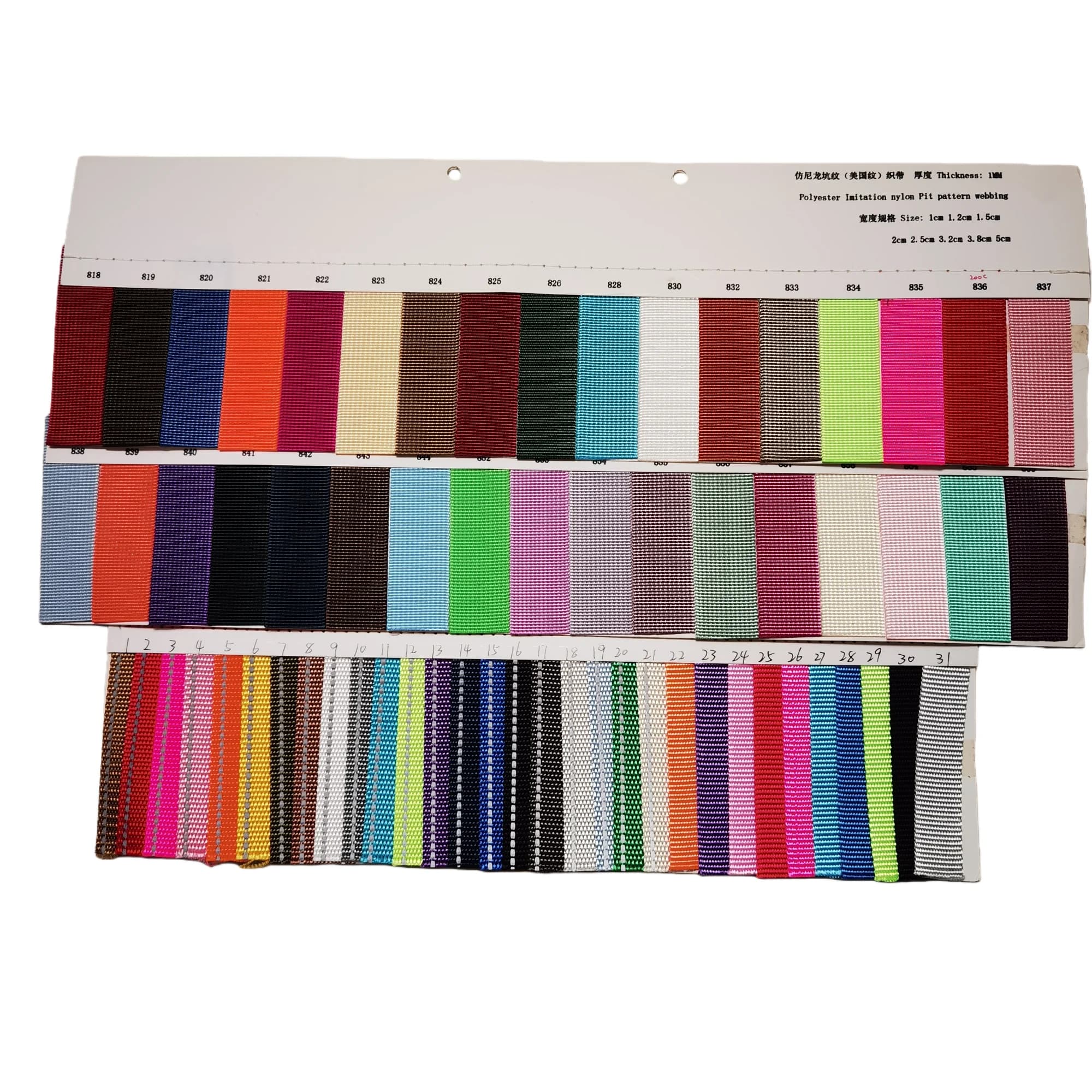 Campioni di tessitura per carte colorate, solo ordine dopo aver discuttato con il venditore