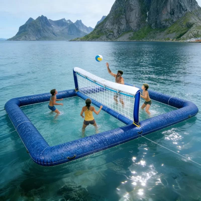 Campo da Pallavolo Gonfiabile Impermeabile per Piscina e Spiaggia, Vendita all'Ingrosso
