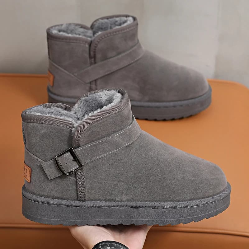 New Men's Winter Boots Warm Plush Snow Boots High Quality Waterproof High-Top Men's Ankle Boots Outdoor Men Hiking Boots Sneaker