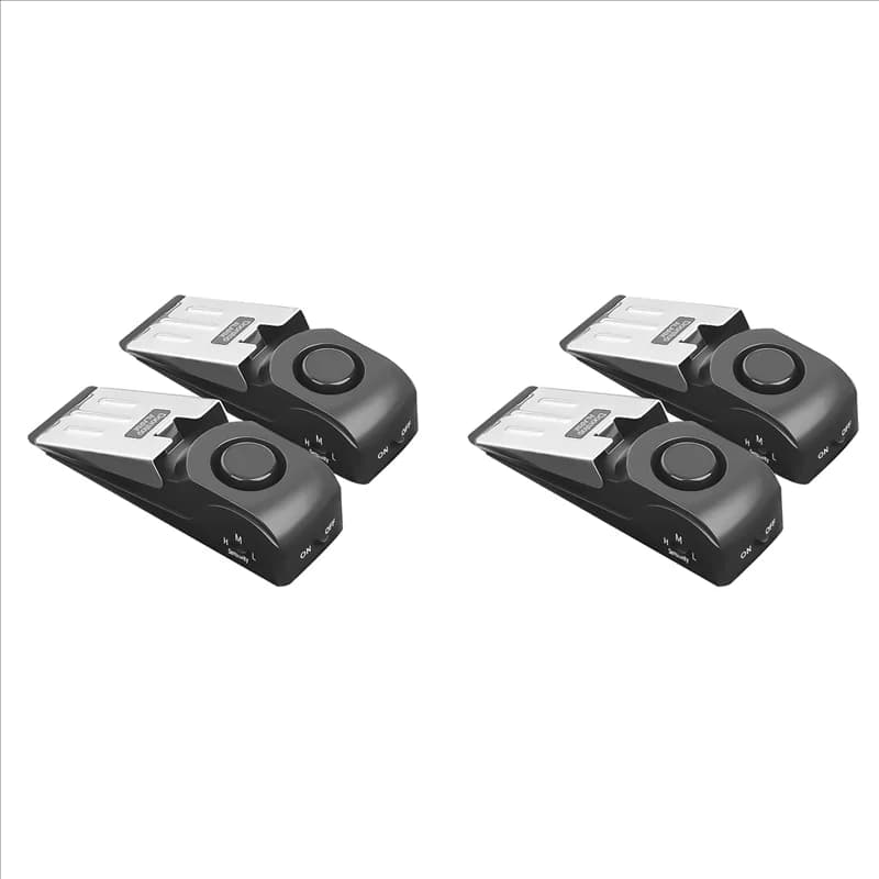 VOFUN-4 Pack Allarme fermaporta, allarme porta con sirena di sicurezza 120DB, allarmi porta per la sicurezza domestica, allarme fermaporta