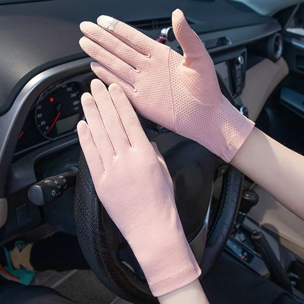 Women's Anti-UV Breathable Outdoor Riding Driving Gloves Women's Gloves Sun Protection Gloves Gloves Cycling Gloves