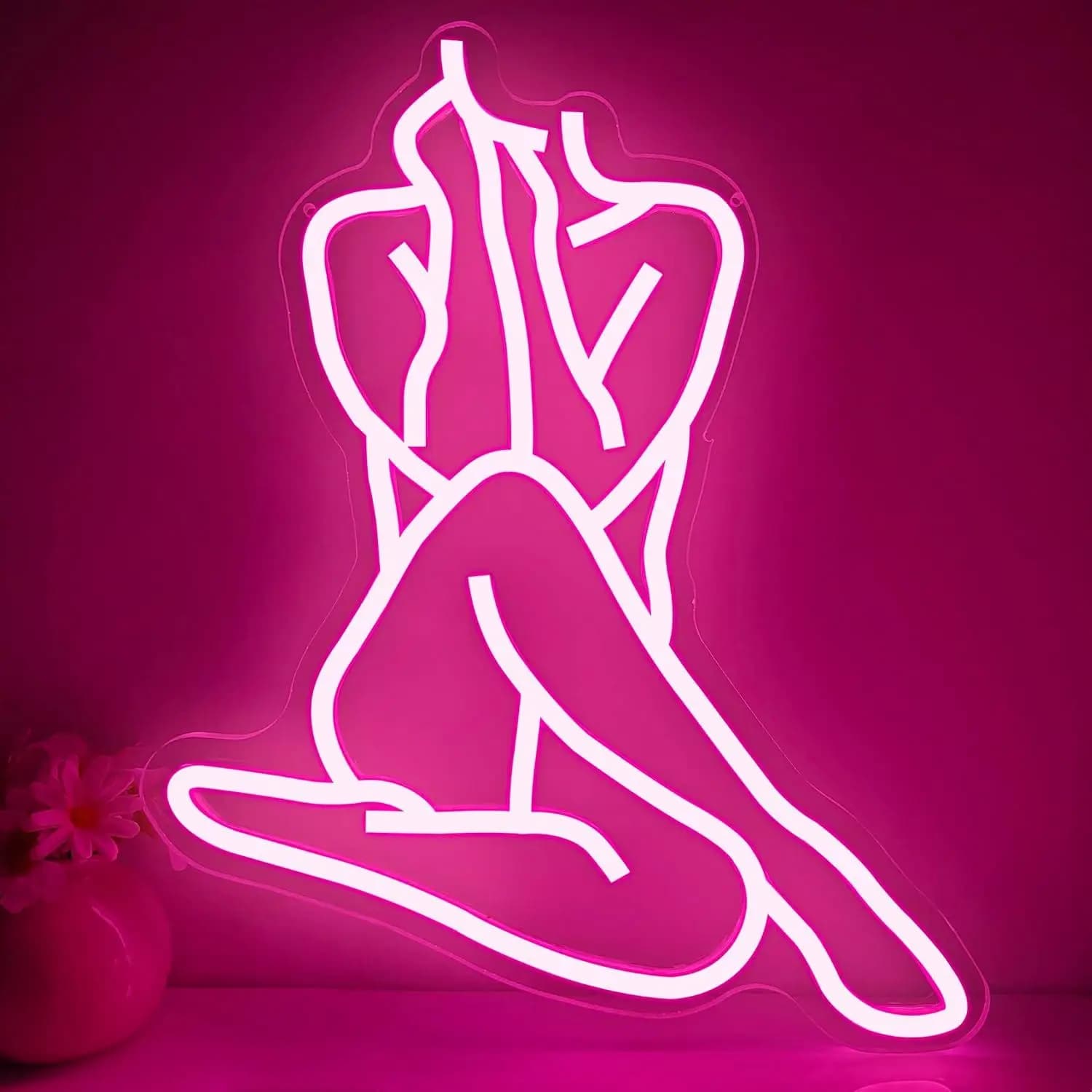 Insegna al Neon a LED Dimmerabile per Camera da Letto, Man Cave, Salone, Casa, Bar, Feste, Pub, Decorazione Murale, Insegne per Attività Commerciali, Regali