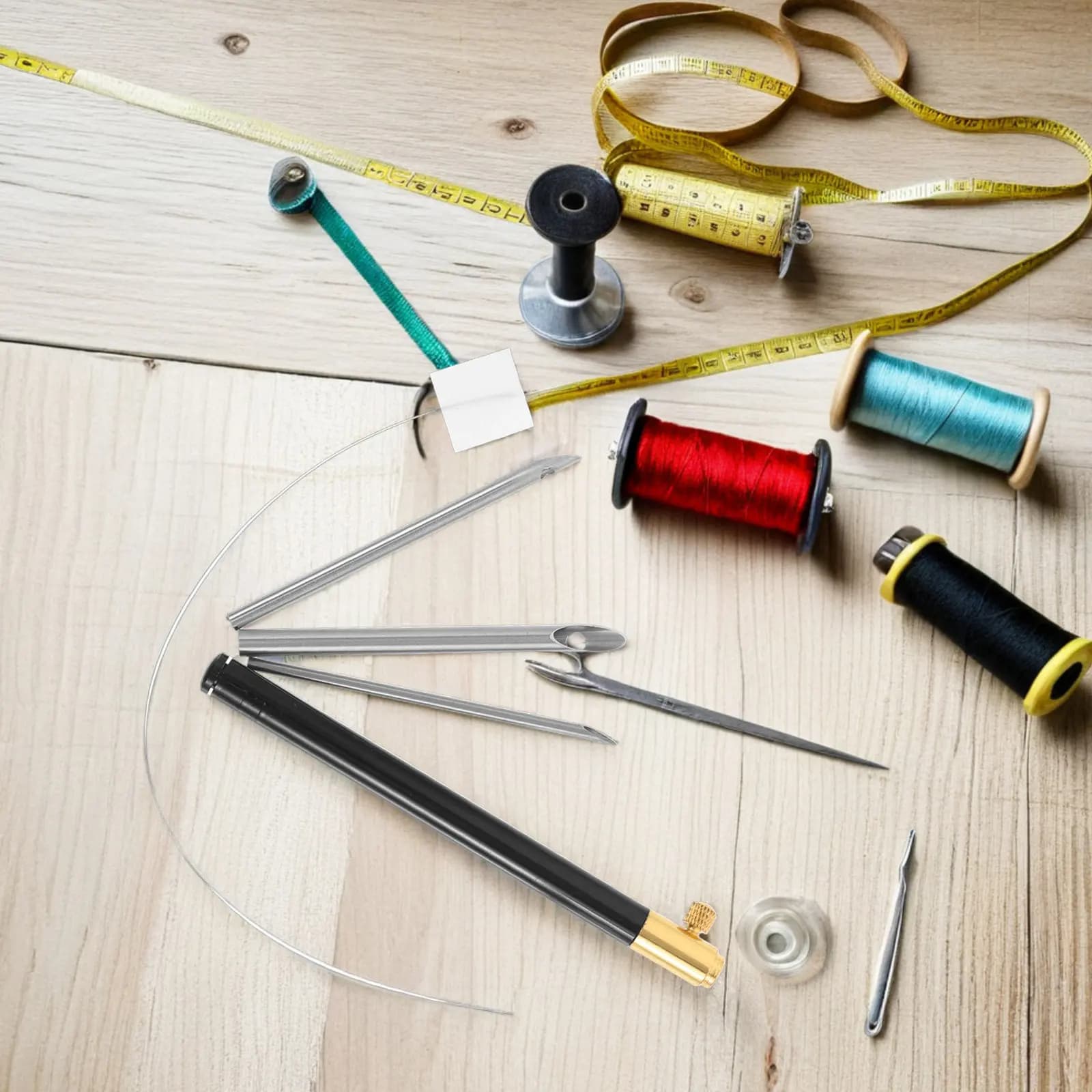 Set di 1 Ago da Ricamo Punch Needle Multifunzione, Strumento Portatile con Punte Affilate per Cucito e Lavoro a Maglia, Ideale per Principianti