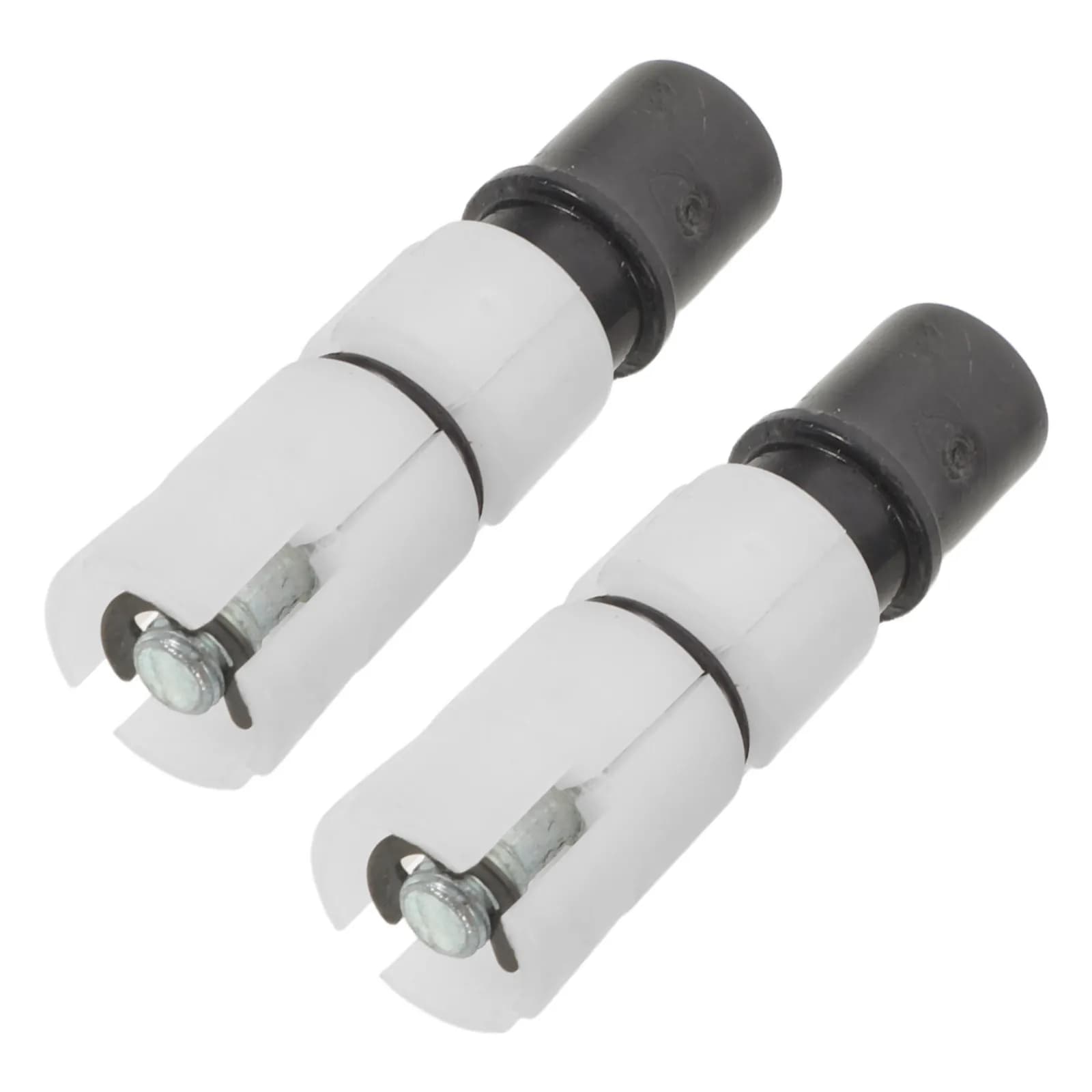 2Pcs Adjustable Trekking Pole Expansion Tubes Replacement Parts Walking Stick Extension Lightweight Wear Resistant Anti Slip