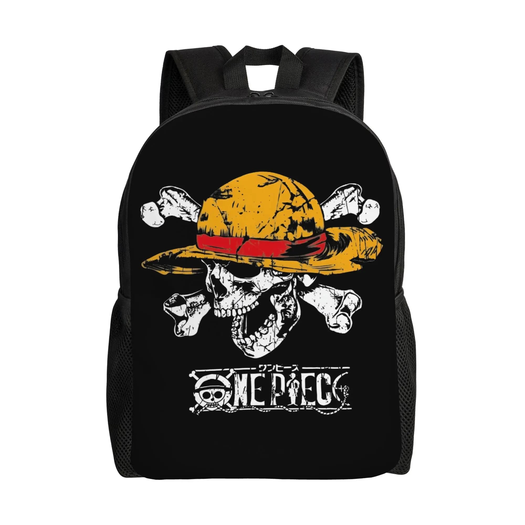 One P-Pieces Luffys Travel Backpack Men Women School Computer Bookbag Anime Classic Manga Movie College Student Daypack Bags