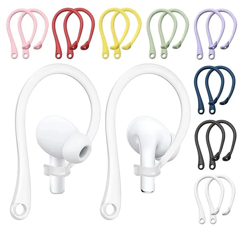 Anti-lost Earhooks For Apple AirPods 1 2 3 Pro Sports Silicone Anti-drop Earhook Earphone Hook Replacement Headphone Accessories