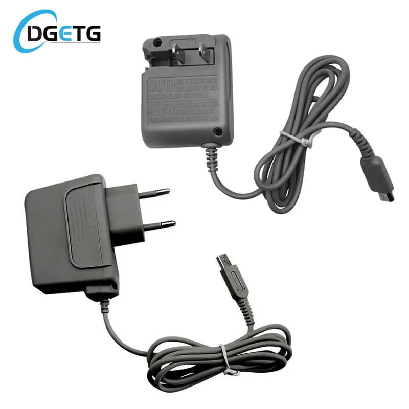 AC 100-240V EU US Plug Caricatore da muro per la casa Adattatore di alimentazione CA Caricatore da viaggio Cavo di ricarica per Nintendo DSL NDS Lite NDSL