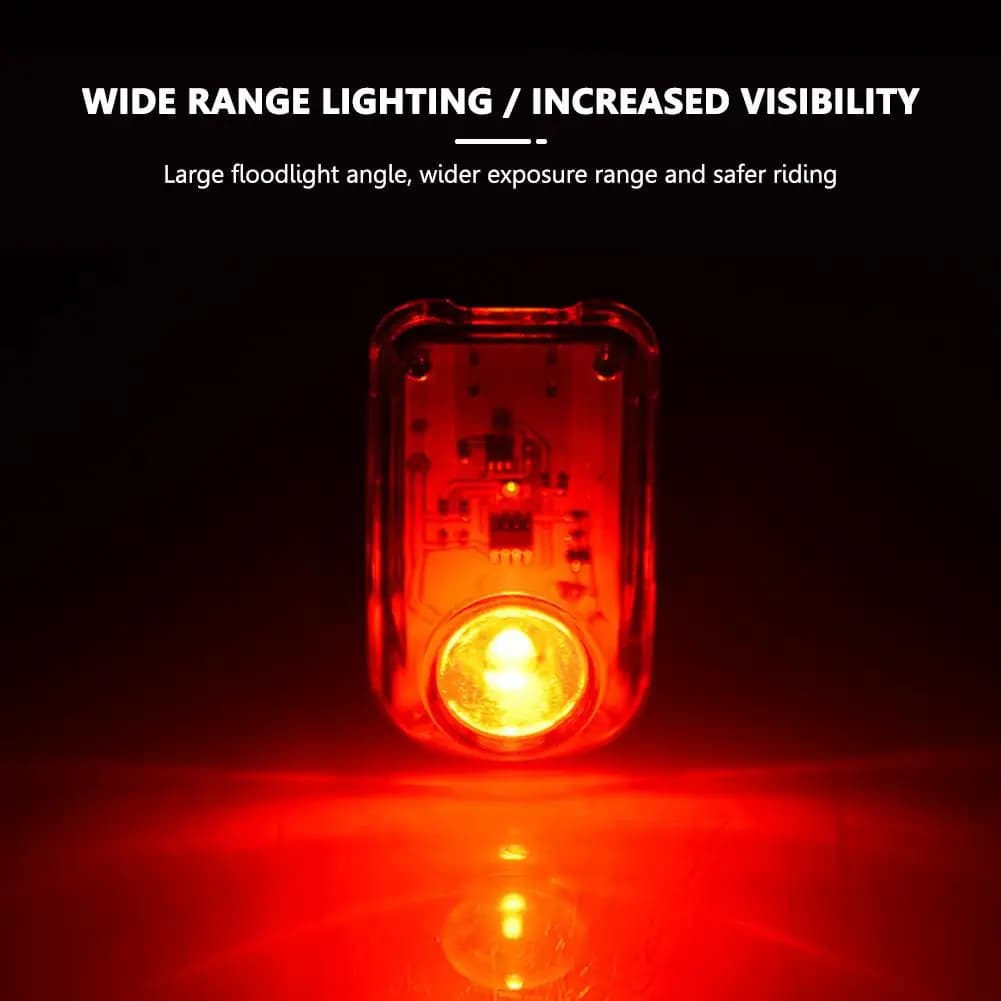 USB LED Rechargeable Bicycle Light, Waterproof Backlight, MTB Safety Light, Cycling Accessories