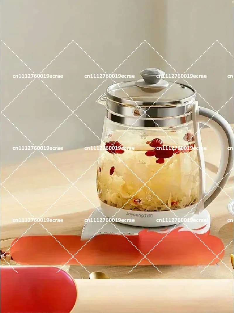 220V Glass Electric Kettle 1.5L Automatic Thickened Multifunctional Household Tea Maker Hot Water Boiler Office