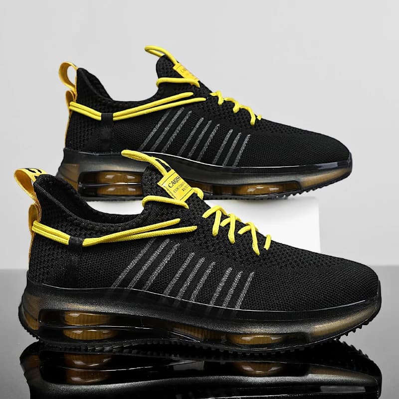 YRZL Sneakers da uomo Scarpe da corsa leggere e traspiranti in mesh per uomo Scarpe da passeggio comode Scarpe sportive casual antiscivolo
