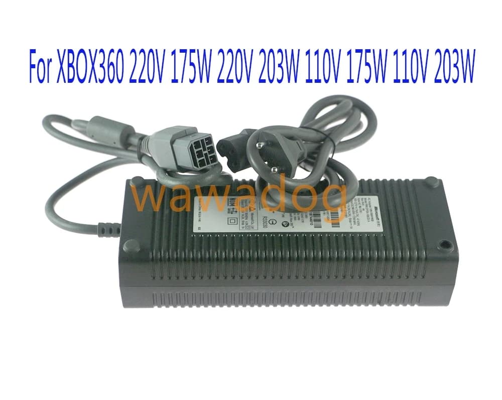 1pc Per Xbox360 Xbox 360 Live Fat Console Accessori Nuovo Caricatore di Alimentazione Adattatore CA Cavo di Alimentazione di Tensione Stabile