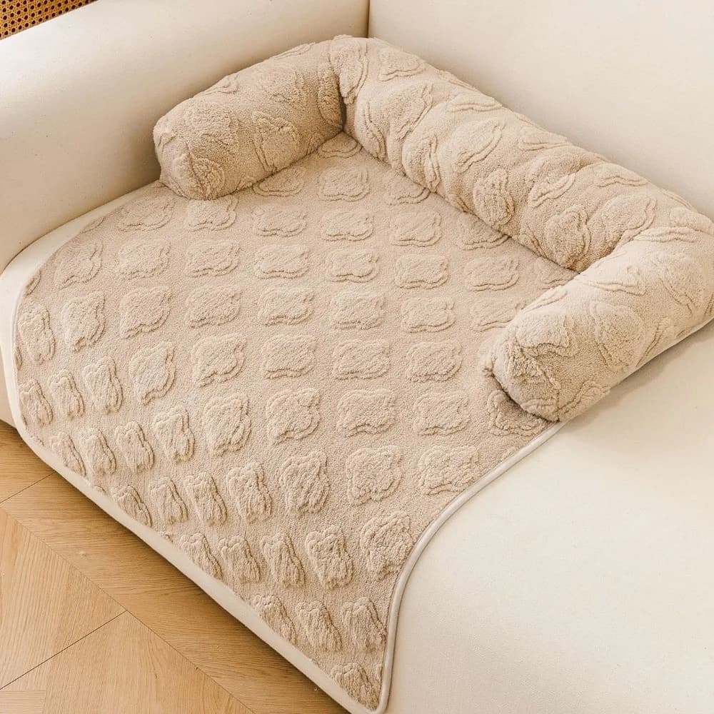 Kennel Pad Thickened Pet Sofa Bed Super Soft Self-heating Pet Plush Blanket Non-Slip Plush Warm Pet Mattress Car