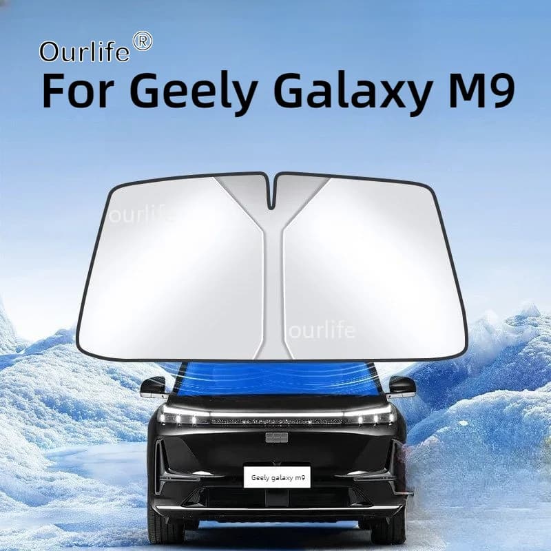 For Geely M9 Geely Galaxy M9 2026 2027 Front Window Sun Shade UV Protection Sunshade Windshield Shading Accessories