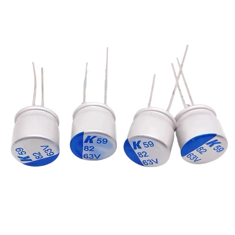 Solid State Condensers 63V82UF 82UF/63V kEMET Dimensions 10mmX10mm for Cardboards PC Electronic Components