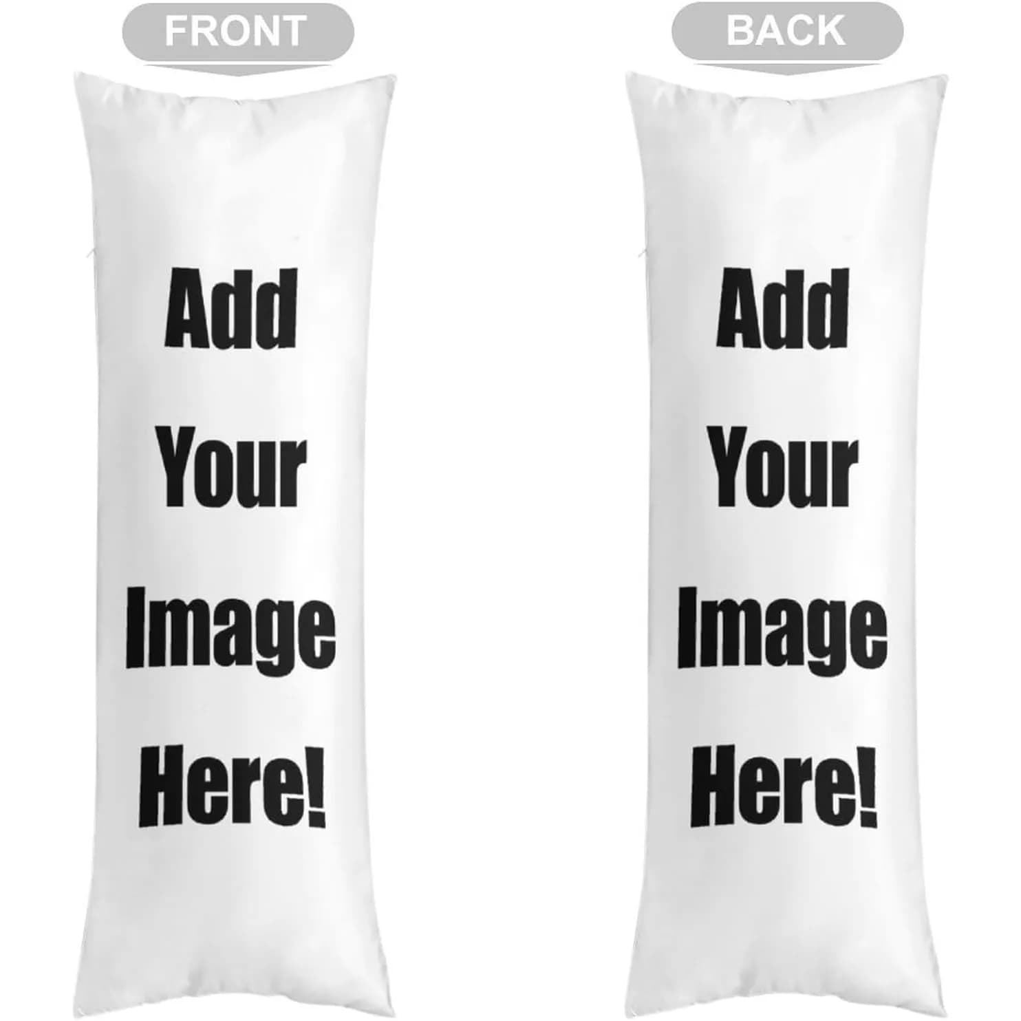 Federa per Cuscino Personalizzata con Immagine/Testo, Stampa su Due Lati, Federa DIY con Personaggio Anime, Cuscino per Amore/Matrimonio/Idol/Animale Domestico